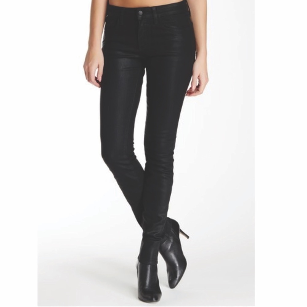 Joe’s Jeans Coated Black Skinny Jeans